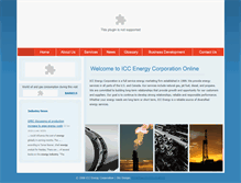 Tablet Screenshot of iccenergy.com